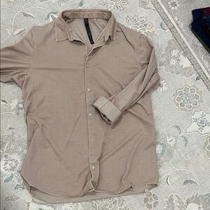 Lululemon Men's Commission Beige Shirt